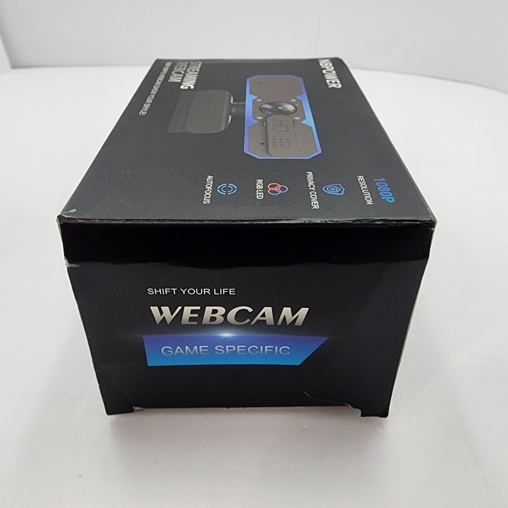 NBPOWER Black 1080P 60Fps Autofocus Digital Streaming Webcam With Microphone - Picture 5 of 8